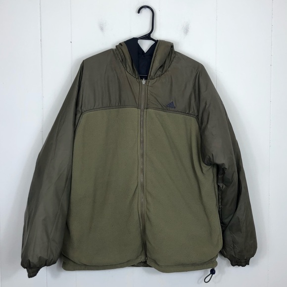 Rare Vintage Adidas Reversible Puffer Jacket Sz S - Picture 4 of 15